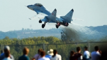 spustit z nejnovějších letových zkoušek MiG-35 stíhačce v roce 2017