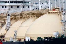 Loading tankery se zkapalněným plynem